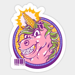 UNICORN CORN Sticker